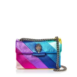 Top 10 ๐ KURT GEIGER LONDON Mini Kensington Leather Crossbody Metallic Multi ๐