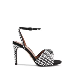 Hot Sale 🎉 KURT GEIGER LONDON 👩 Women's Kensington Embellished Ankle Strap High Heel 🩴 Sandals Charcoal 🎁 -Luxury Women Shoes Shop unnamed file 1022