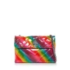 Deals 😀 KURT GEIGER LONDON Kensington Medium Rainbow Glitter Quilted Crossbody Multi 😀 -Luxury Women Shoes Shop unnamed file 1033