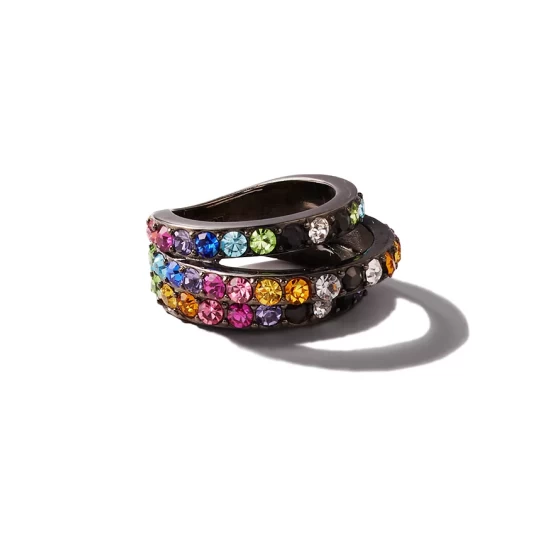 New ๐งจ KURT GEIGER LONDON Multicolor Tiered Ring - 150th Anniversary Exclusive ๐ 3 New ๐งจ KURT GEIGER LONDON Multicolor Tiered Ring - 150th Anniversary Exclusive ๐
