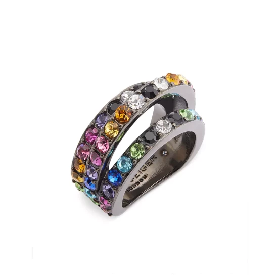 New ๐งจ KURT GEIGER LONDON Multicolor Tiered Ring - 150th Anniversary Exclusive ๐ 5 New ๐งจ KURT GEIGER LONDON Multicolor Tiered Ring - 150th Anniversary Exclusive ๐ - Image 3