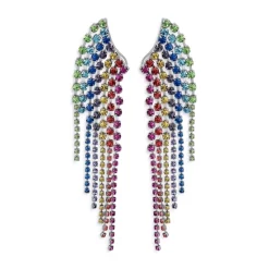 Hot Sale ⭐ KURT GEIGER LONDON Fringe Ear Crawlers Multi 👍