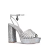Outlet ⌛ KURT GEIGER LONDON 👩 Women's Pierra Ankle Strap Platform 🩴 Sandals Open Grey 👍 -Luxury Women Shoes Shop unnamed file 1054