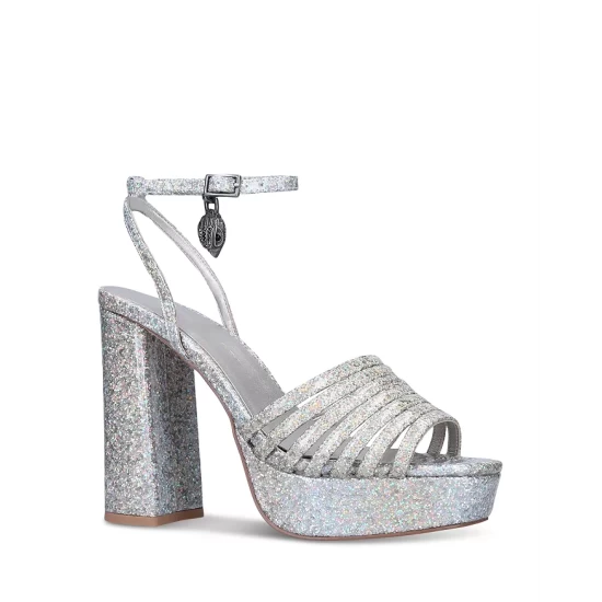 Outlet ⌛ KURT GEIGER LONDON 👩 Women's Pierra Ankle Strap Platform 🩴 Sandals Open Grey 👍 3 Outlet ⌛ KURT GEIGER LONDON 👩 Women's Pierra Ankle Strap Platform 🩴 Sandals Open Grey 👍