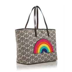 Coupon 😉 KURT GEIGER LONDON Monogram Print Richmond Shopper Charcoal ✔️ -Luxury Women Shoes Shop unnamed file 1070