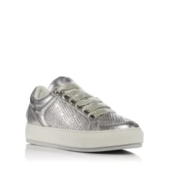 Coupon 😍 KURT GEIGER LONDON 👩 Women's Southbank Crystal Embellished 👟 Sneakers Silver 😀