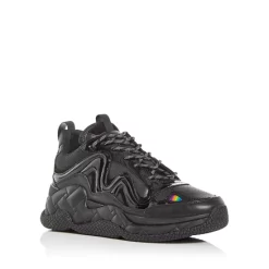 New 🎁 KURT GEIGER LONDON Men's London Low Top 👟 Sneakers Black 😍