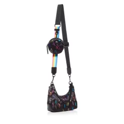 Brand new ❤️ KURT GEIGER LONDON Recycled Small Heart Print Multi Crossbody Charcoal 💯 -Luxury Women Shoes Shop unnamed file 1110