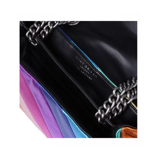 Cheapest ๐ KURT GEIGER LONDON Kensington Large Leather Bag Metallic Multi ๐งจ 9 Cheapest ๐ KURT GEIGER LONDON Kensington Large Leather Bag Metallic Multi ๐งจ - Image 7