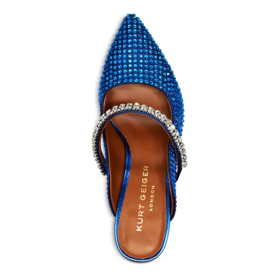 Hot Sale โ๏ธ KURT GEIGER LONDON ๐ฉ Women's Duke Embellished Pointed Toe Pumps Blue ๐ 5 Hot Sale โ๏ธ KURT GEIGER LONDON ๐ฉ Women's Duke Embellished Pointed Toe Pumps Blue ๐ - Image 3