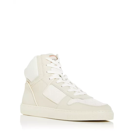 Promo 🌟 KURT GEIGER LONDON Men's Laney High Top 👟 Sneakers Dark Beige 🔔 3 Promo 🌟 KURT GEIGER LONDON Men's Laney High Top 👟 Sneakers Dark Beige 🔔