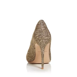 Brand new 🎉 KURT GEIGER LONDON 👩 Women's Belgravia Crystal Embellished Pumps Dark Beige 🌟 -Luxury Women Shoes Shop unnamed file 1183