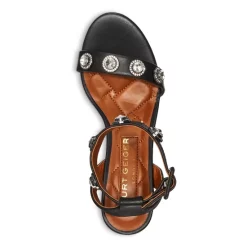 New 🥰 KURT GEIGER LONDON 👩 Women's Octavia Block Heel 🩴 Sandals Black 🛒 -Luxury Women Shoes Shop unnamed file 1187