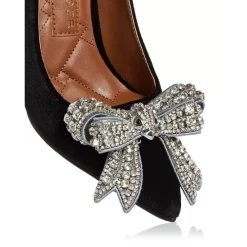 New 😉 KURT GEIGER LONDON 👩 Women's Belgravia Bow Embellished Pumps Black 🤩 -Luxury Women Shoes Shop unnamed file 119
