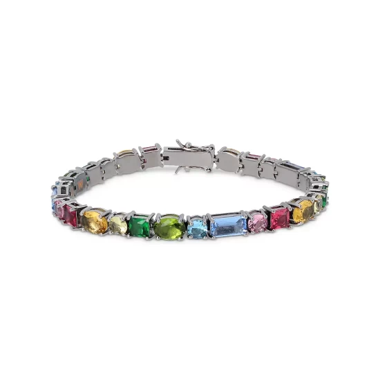 Cheap 🤩 KURT GEIGER LONDON Rainbow Tennis Bracelet Multi 🌟 3 Cheap 🤩 KURT GEIGER LONDON Rainbow Tennis Bracelet Multi 🌟