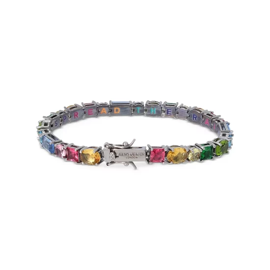 Cheap 🤩 KURT GEIGER LONDON Rainbow Tennis Bracelet Multi 🌟 4 Cheap 🤩 KURT GEIGER LONDON Rainbow Tennis Bracelet Multi 🌟 - Image 2