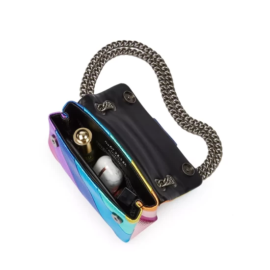 Top 10 🌟 KURT GEIGER LONDON Mini Kensington Leather Crossbody Metallic Multi 👍 5 Top 10 🌟 KURT GEIGER LONDON Mini Kensington Leather Crossbody Metallic Multi 👍 - Image 3