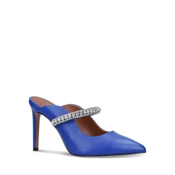 Outlet 🌟 KURT GEIGER LONDON 👩 Women's Duke Slip On Pointed Toe Pumps Dark Beige 👏