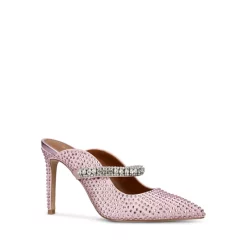 Discount 🎁 KURT GEIGER LONDON 👩 Women's Duke Embellished Pointed Toe Pumps Pink ✨