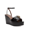 Discount 😍 KURT GEIGER LONDON 👩 Women's Kensington Ankle Strap Platform Wedge 🩴 Sandals Black 👏 -Luxury Women Shoes Shop unnamed file 1247
