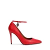 Deals ✨ KURT GEIGER LONDON 👩 Women's Shoreditch Pointed Toe Red High Heel Pumps 😉 -Luxury Women Shoes Shop unnamed file 1253
