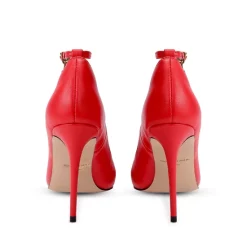 Deals ✨ KURT GEIGER LONDON 👩 Women's Shoreditch Pointed Toe Red High Heel Pumps 😉 -Luxury Women Shoes Shop unnamed file 1257