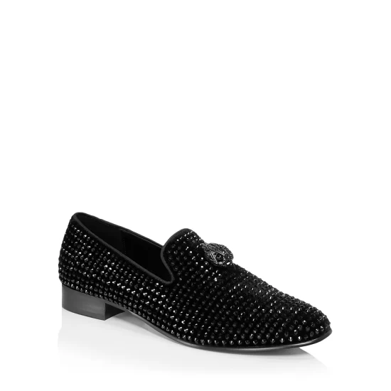 Promo ๐ KURT GEIGER LONDON Men's Ace Studded Slip On Loafers Black ๐ 3 Promo ๐ KURT GEIGER LONDON Men's Ace Studded Slip On Loafers Black ๐