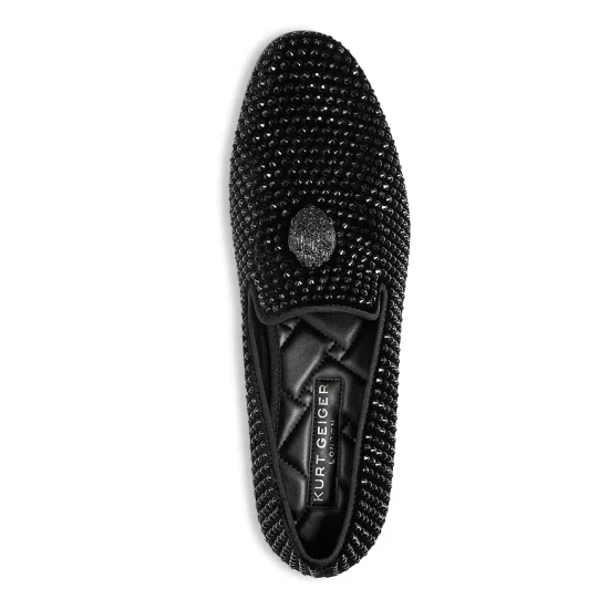 Promo ๐ KURT GEIGER LONDON Men's Ace Studded Slip On Loafers Black ๐ 4 Promo ๐ KURT GEIGER LONDON Men's Ace Studded Slip On Loafers Black ๐ - Image 2