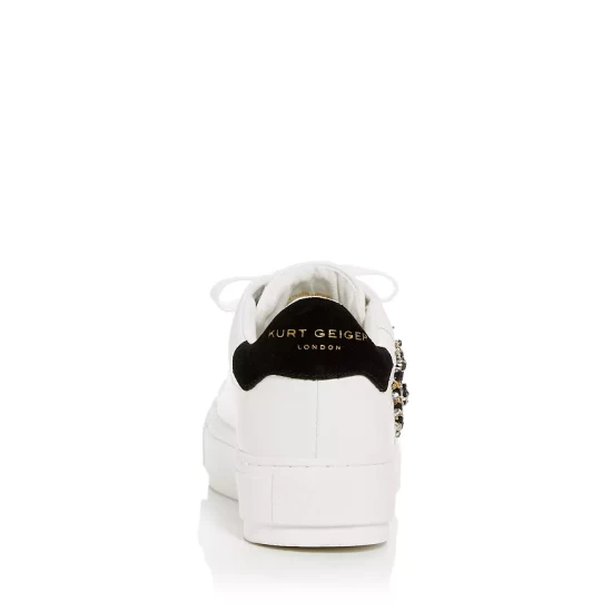Buy ๐ KURT GEIGER LONDON ๐ฉ Women's Laney Eye Embellished Platform Low Top ๐ Sneakers White ๐งจ 6 Buy ๐ KURT GEIGER LONDON ๐ฉ Women's Laney Eye Embellished Platform Low Top ๐ Sneakers White ๐งจ - Image 4