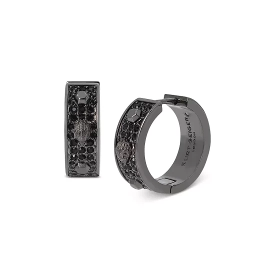 Outlet π KURT GEIGER LONDON PavΓ© Huggie Hoop Earrings Black π 3 Outlet π KURT GEIGER LONDON PavΓ© Huggie Hoop Earrings Black π