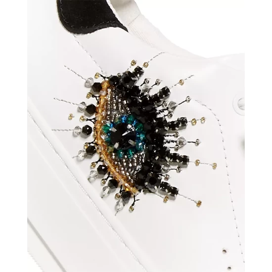 Buy ๐ KURT GEIGER LONDON ๐ฉ Women's Laney Eye Embellished Platform Low Top ๐ Sneakers White ๐งจ 7 Buy ๐ KURT GEIGER LONDON ๐ฉ Women's Laney Eye Embellished Platform Low Top ๐ Sneakers White ๐งจ - Image 5