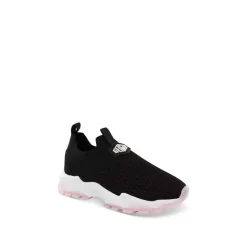 New 😀 KURT GEIGER LONDON 👧 Girls' Mini Lettie Knit Black 👟 Sneaker - Toddler, Little Kid, Big Kid 🎉