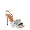 Wholesale 🛒 KURT GEIGER LONDON 👩 Women's Kensington Embellished Glitter High Heel 🩴 Sandals Open Grey 😉 -Luxury Women Shoes Shop unnamed file 1326