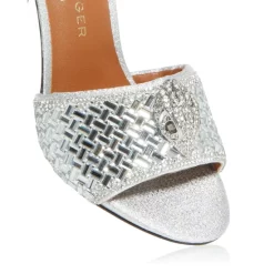 Wholesale 🛒 KURT GEIGER LONDON 👩 Women's Kensington Embellished Glitter High Heel 🩴 Sandals Open Grey 😉 -Luxury Women Shoes Shop unnamed file 1330