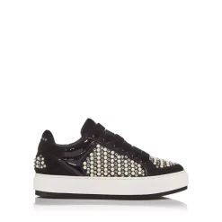 Hot Sale ⭐ KURT GEIGER LONDON 👩 Women's Southbank Crystal & Imitation Pearl Embellished 👟 Sneakers Charcoal ⌛ -Luxury Women Shoes Shop unnamed file 1374
