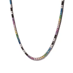 Best deal 👍 KURT GEIGER LONDON Multicolor Tennis Necklace - 150th Anniversary Exclusive 👍