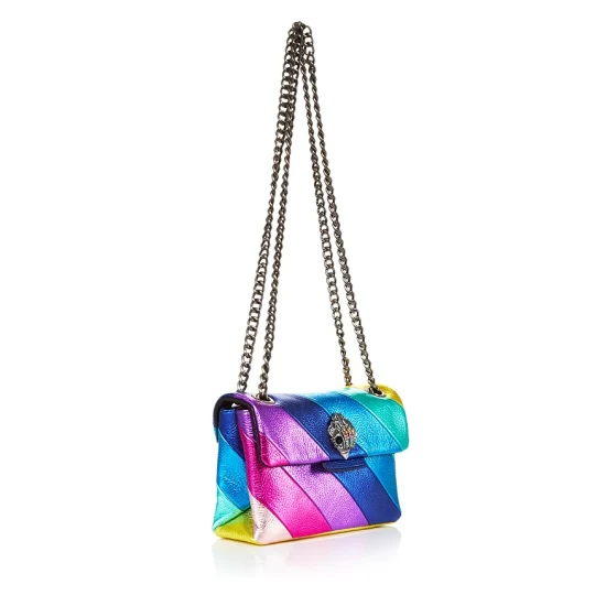 Top 10 🌟 KURT GEIGER LONDON Mini Kensington Leather Crossbody Metallic Multi 👍 7 Top 10 🌟 KURT GEIGER LONDON Mini Kensington Leather Crossbody Metallic Multi 👍 - Image 5