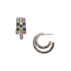 Best Sale 👍 KURT GEIGER LONDON Multicolor Tiered Hoop Earrings - 150th Anniversary Exclusive 🥰 -Luxury Women Shoes Shop unnamed file 1425