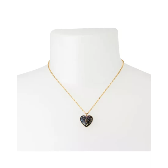 Best Pirce ๐คฉ KURT GEIGER LONDON Signature Heart Pendant Necklace, 16" Black ๐ 4 Best Pirce ๐คฉ KURT GEIGER LONDON Signature Heart Pendant Necklace, 16" Black ๐ - Image 2