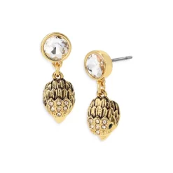 Deals 💯 KURT GEIGER LONDON Eagle Drop Earrings Gold 🔔