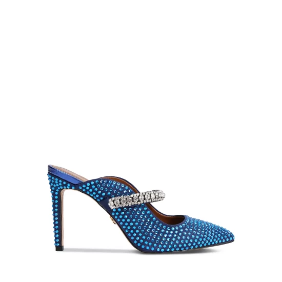 Best deal ๐งจ KURT GEIGER LONDON ๐ฉ Women's Duke Embellished Pointed Toe Pumps Dark Blue ๐ 5 Best deal ๐งจ KURT GEIGER LONDON ๐ฉ Women's Duke Embellished Pointed Toe Pumps Dark Blue ๐ - Image 3