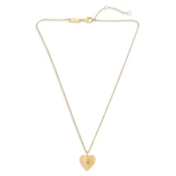 Discount 😀 KURT GEIGER LONDON Eagle Head Heart Pendant Necklace In Gold Tone, 16"-18" ⌛