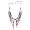 Flash Sale 👍 KURT GEIGER LONDON Fringe Bib Necklace, 15" Multi 🤩 -Luxury Women Shoes Shop unnamed file 1485