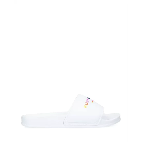 Top 10 😀 KURT GEIGER LONDON Men's Pool Sliders White 🎉 6 Top 10 😀 KURT GEIGER LONDON Men's Pool Sliders White 🎉 - Image 4