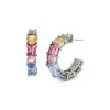 Brand new 🔔 KURT GEIGER LONDON Rainbow Hoop Earrings Multi ❤️ -Luxury Women Shoes Shop unnamed file 1500