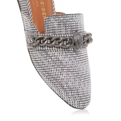 Best Pirce 😍 KURT GEIGER LONDON 👩 Women's Chelsea Mini Stud Mules Silver 👏 -Luxury Women Shoes Shop unnamed file 1519