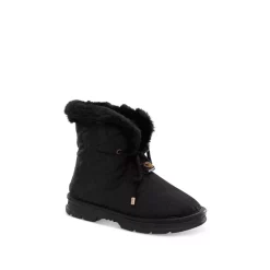 Best Pirce 😀 KURT GEIGER LONDON 👧 Girls' Orson Puffer Booties - Toddler, Little Kid, Big Kid Black 🥰