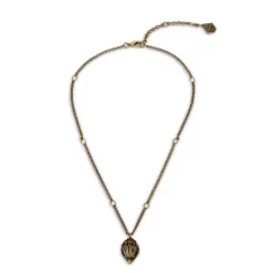 New ⭐ KURT GEIGER LONDON Eagle Pendant Necklace, 16-18" Crystal Dorado 🔥