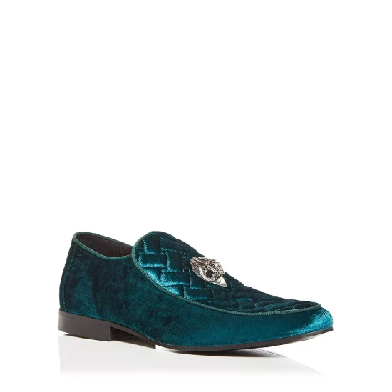 Best Sale โญ KURT GEIGER LONDON Men's Hugh Eagle Head Quilted Loafers Turquoise ๐ 3 Best Sale โญ KURT GEIGER LONDON Men's Hugh Eagle Head Quilted Loafers Turquoise ๐