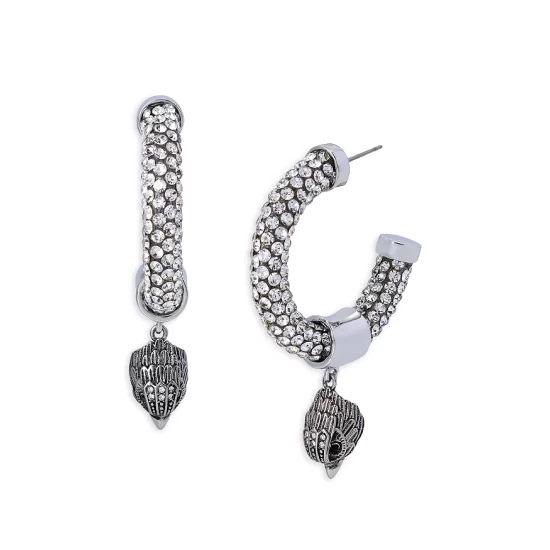 Coupon ๐ KURT GEIGER LONDON Shimmer Mesh Eagle Hoop Earrings Silver ๐ 3 Coupon ๐ KURT GEIGER LONDON Shimmer Mesh Eagle Hoop Earrings Silver ๐